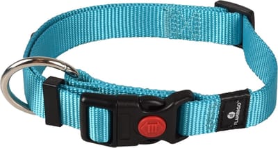 Flamingo Ziggi - Halsband Honden - Halsband Ziggi Turquoise M 40-55cm 20mm - 1st - 127584 - 1st