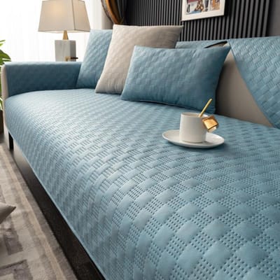 Waterdichte Bankhoes Technische Stof Universele Bankhanddoek Antislip L-vorm Hoekbank Hoes Beschermer voor Woonkamer 90x70cm 1pc