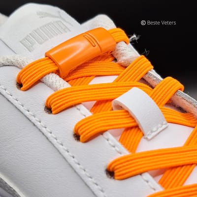 Beste Veters - wk - Oranje Veters - Voetbal - Elftal - Elastische veters - Magneet veters oranje - EK 2024 - Veters 100 cm - Veters oranje - Koningsdag - Oranje