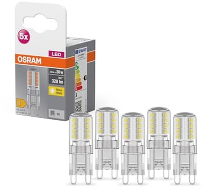 Heldere G9 LED Lamp Warm Wit 320 Lumen - 5-Pack