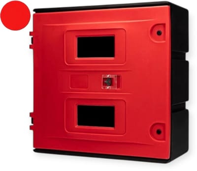 Jonesco JBKE90 dubbele brandblusserkast - blusserkast - brandblusser - kunststofkast - blusserkasten