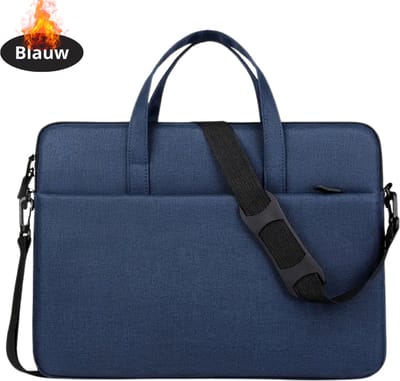 Nivard Laptoptas Schokbestendig - Laptop Sleeve - Rugtas - Schoudertas - Laptoshoes - Kantoortas - Dames & Heren - Blauw