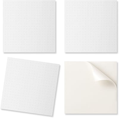 Zelfklevende decoratieve vinyltegels voor thuisgebruik, gaaspatroon met stippen, 9x30x30 cm