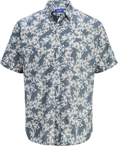 JACK&JONES - JORJOSHUA SPLIT AOP SHIRT SS LN - Heren - Overhemden
