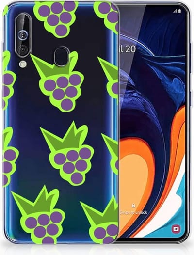 Samsung Galaxy A60 Siliconen Case Druiven
