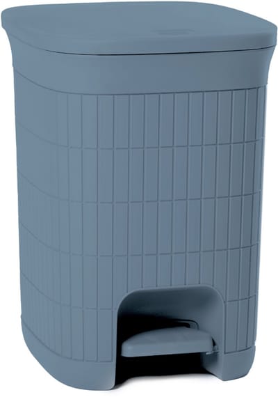 Pedaalemmer 'Domus' - 20 liter - Smoky Blue – Gerecycled kunststof