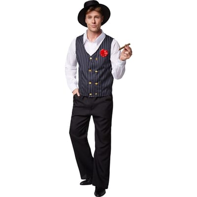 dressforfun - Mannenkostuum charleston XXL - verkleedkleding kostuum halloween verkleden feestkleding carnavalskleding carnaval feestkledij partykleding - 301619