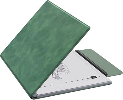 Lichtgewicht Ultradunne Magnetische Tablet Hoes 10,3 Inch – Smart Cover met Brede Penhouder en Beschermende Sluiting – Tablet Case / Beschermhoes 10,3 Inch Tablet - Groen