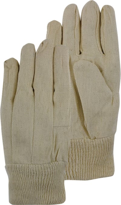 25x 12 paar - Katoenen werkhandschoenen PSP 20-400 Keperdoek Manchet (per doos van 25x 12 paar)