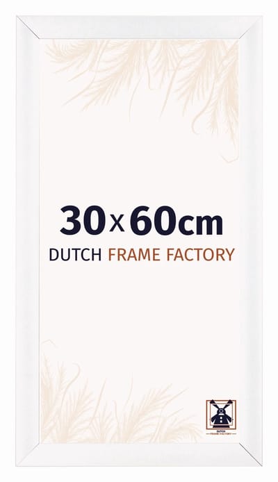 Fotolijst 30x60 cm - MDF - Wit Mat - Praag