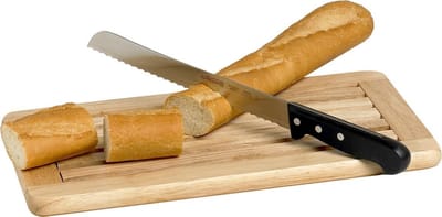 Cosy & Trendy Broodsnijplank - Rubberwood - 38.5 cm x 24.2 cm x 2 cm
