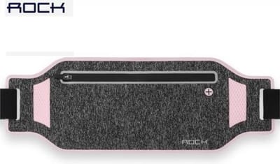 Premium Sport Heupband - Hardloopband - Sportband - Sport Waist Bag - Voor Telefoons van 7" of kleiner - Reflecterend - Anti Zweet - Roze