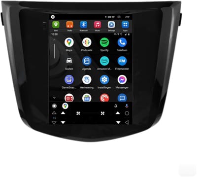 CarPlay autoradio geschikt voor Nissan Qashqai | 2014 t/m 2021 | Tesla Style | Android 13 | Draadloos Apple CarPlay & Android Auto | Originele Camera Ondersteuning | 2GB + 32GB | Denago DNG-A461 | 9.7 inch | Bluetooth & Wifi