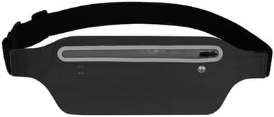EXCITAT Heuptas - Hardloopriem - Waterdicht - voor Sport, Hardlopen, Fitness, Fietsen - Zwart