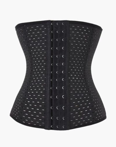 Afslankgordel Buik Zwart Met Verstelbare Haakjes – Dames – Maat S - Waist Trainer