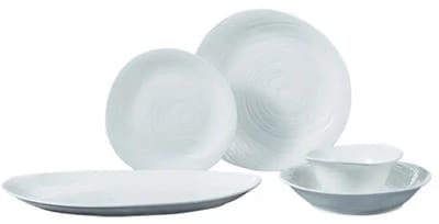 Bricard – dinerset – Revel – 25-delig – afm. 6x27,5x26x3 cm – wit – vaatwasserbestendig