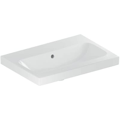 Geberit iCon Light washbasin 60 cm shortened projection, without tap hole, with overflow 501.841.00.3