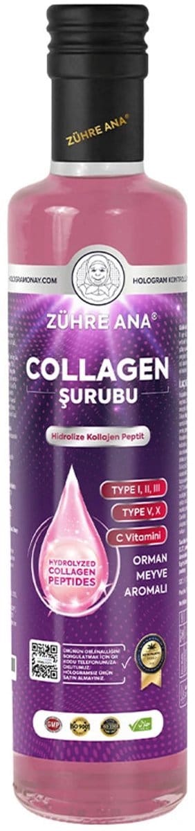 Zühre Ana® Collagen Siroop - Krachtige Ondersteuning voor Huid, Gewrichten en Haar!