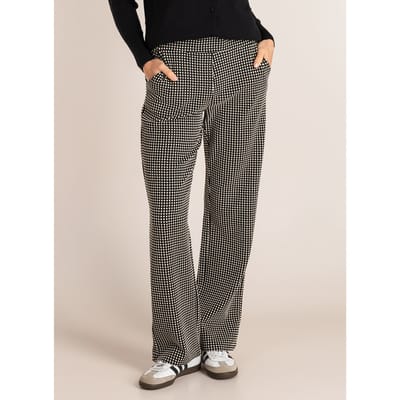 IVY BEAU Shanna Bottoms - Black/Off White - maat 36