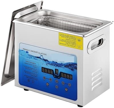 Ultrasone Reiniger - Mini Wasmachine - Snel Reinigen - Verstelbare Frequentie - 10 Liter - Zilver