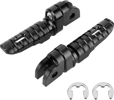 Voetsteunen voor Motorfiets Aluminium Leger Links en Rechts Geschikt voor MT-03 MT-25 MT-07 MT-09 R3 XJ6 - Duurzaam en Lichtgewicht