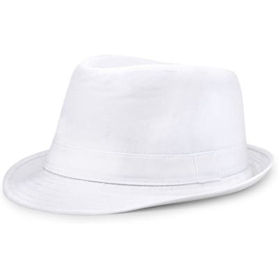 Felgekleurde Fedora's Britse Mode Jazzhoed Lente/Zomer Koreaanse Editie Jeugd Veelzijdig Trendy Koppel Zonne-Bucket Hat white