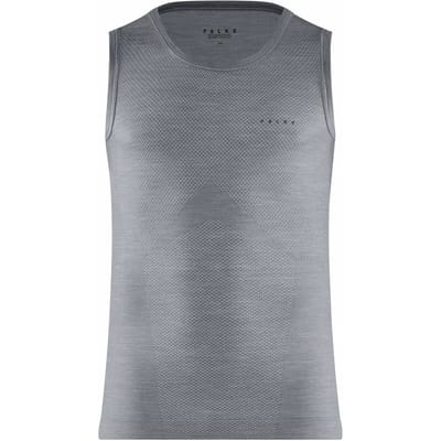 FALKE Wool-Tech Light sneldrogend wol functioneel materiaal mouwloze functioneel shirt heren grijs - maat L