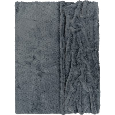 Zachte deken Arnia antraciet 150x200 cm