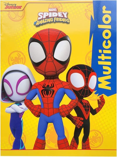 Multicolor Marvel Spidey and His Amazing Friends Kleurboek - 32 Actievolle Kleurplaten - Perfect voor Kleine Superhelden
