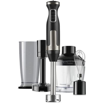 Black & Decker BXHBA1500E - blender + staafmixer - 1500 W Zwart - Roestvrijstaal RVS