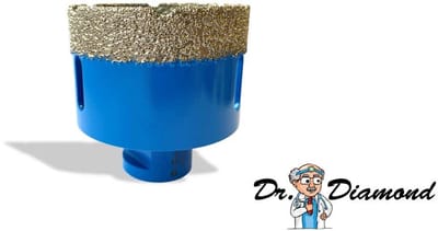 Diamant Tegelboor 60 mm M14 voor Haakse Slijper - Harde Tegels en Graniet