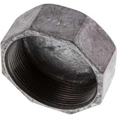 Rp 2 1/2'' Verzinkt Gietijzeren Afsluitkap 25 Bar - FL1-F-IZ-212R-E