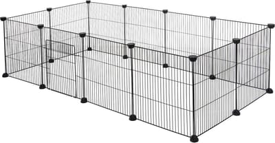 Knaagdierenren - Wit - Verstelbaar - Kleine Dieren - 142x53x71cm