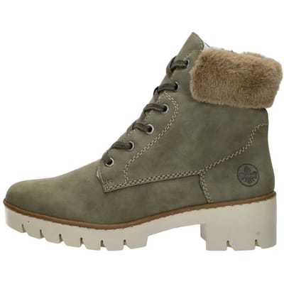 Rieker Veterschoenen Hoog Veterschoenen Hoog - Groen - Maat 37