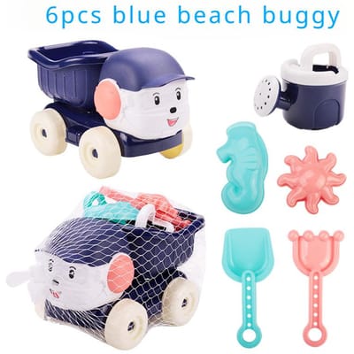 Ensemble de jouets de plage pour enfants, roue de sable, seau de sable, scooter, pelle, râteau, voilier, sablier, moules mignons, bac à sable d'été, jouets de sable d'extérieur