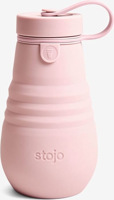 Stojo - Junior Drinkfles 400 ml Carnation - Siliconen - Roze -