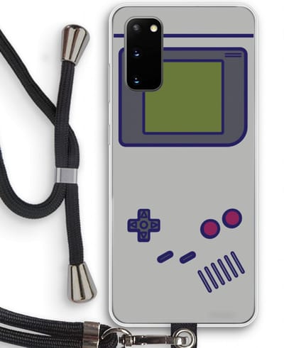 Case Company® - Hoesje met koord geschikt voor Samsung Galaxy S20 hoesje met Koord - Game On - Telefoonhoesje met Zwart Koord - Bescherming aan alle Kanten en Over de Schermrand