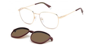 Polaroid PLD 6205/CS Gold burgundy 55/18/140 UNISEX Zonnebrillen