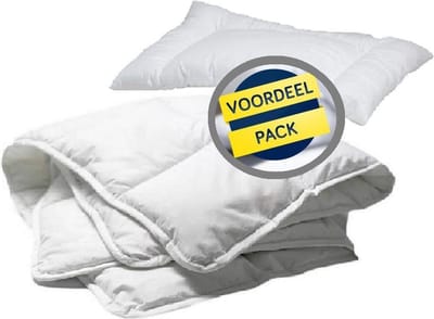 Kinderdekbed Ledikant Princessdekbed 4-seizoenen -100x135 cm + Hoofdkussen 40x60 cm Anti-allergisch wasbaar