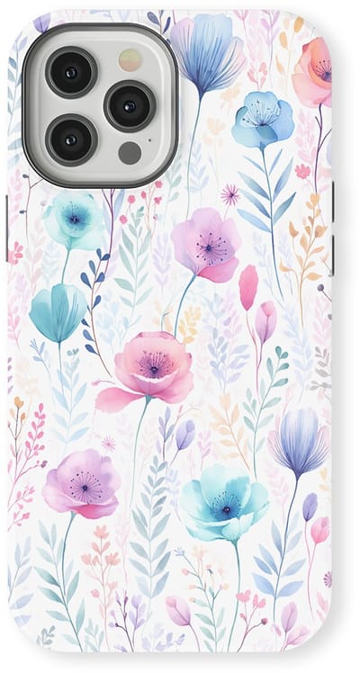 Bloemen Design Hoesje geschikt voor iPhone 12 Pro | Flower Print Tough Case met Mag | Shockproof | Bloemen Motief Backcover geschikt voor iPhone 12 Pro Blooming Dream