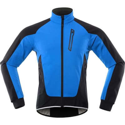 Heren Fietsjack Waterdicht Winddicht Thermisch Fleece Fietstrui MTB Fietsen Hardlopen Herfst Winter Jas L