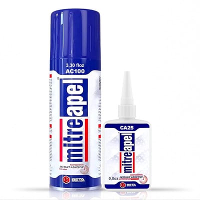 Secondelijm met activator 100ml, twee-componentenlijm, super glue Instant Adhesive with Activator