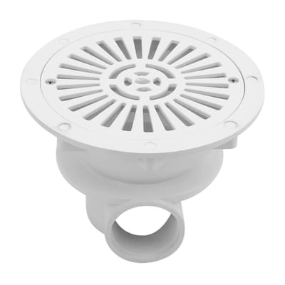 Witte Zwembad Hoofdafvoer Vloerafvoer G2 Waterinlaat Afvoeraccessoire gray