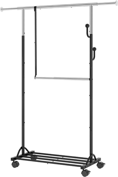 DailySupplies® Kledingrek op Wieltjes - Dressboy - Kledingstang