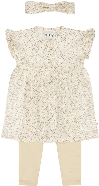 Dirkje Meisjes Kledingset - Off-white