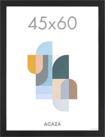 ACAZA Fotolijst - Fotokader - Fotolijst 45x60 cm - Fotokader 45x60 cm - MDF Hout - Zwart