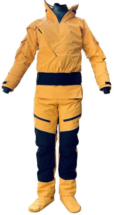 Bovista Zeilpak - Zeiljas - Zeilbroek - Dames - Heren - Zeilkleding - Overall - Regenjas - Regenbroek - Geel - XXS