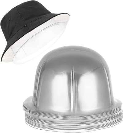 24 Stuks Hoedhouders voor Baseball Caps - Transparante Steunen voor Cowboy Caps met Binnenmaat 21,5 cm - Ideaal voor Organisatie en Presentatie