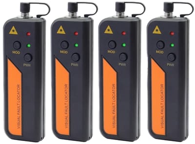 Visuele Foutzoeker - Glasvezel Tester - Fouten Lokaliseren - Compact Ontwerp - 1-30 km - Zilver