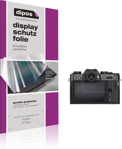 dipos – 4x Beschermfolie geschikt voor Fujifilm X-T30 III | Krasbestendige & heldere Screenprotector Ultra-Thin